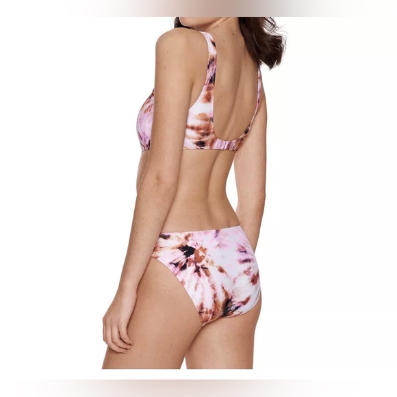 NO BOUNDARIES Tie Dye Swimsuit Size Medium 7-9 Juniors Removable Light Pads New - Picture 3 of 9